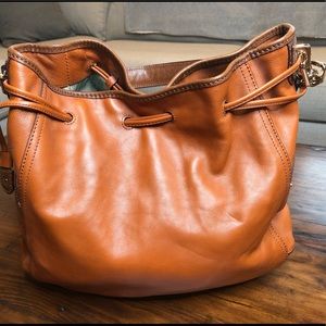 Beautiful Cole Haan Brown Leather Hobo Satchel!!